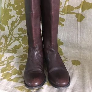 Frye Melissa Button Back Zip Women's Leather Boot